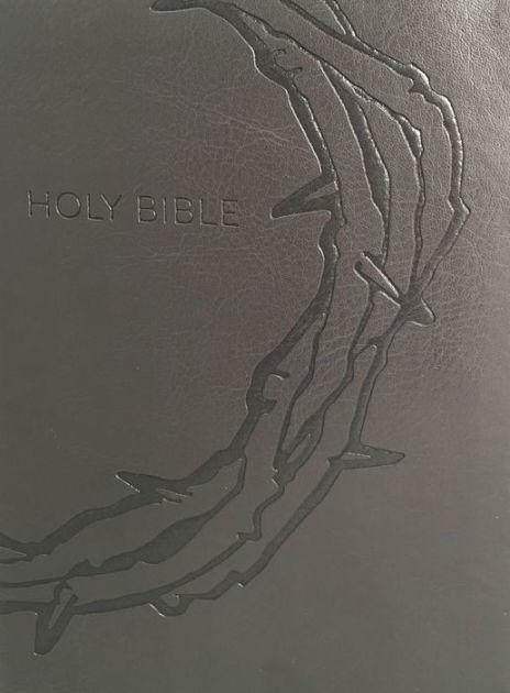 KJVER Sword Study Bible, Giant Print, Charcoal, Indexed