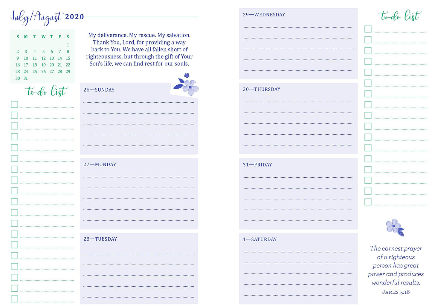 2021 Creative Planner: The Prayer Map