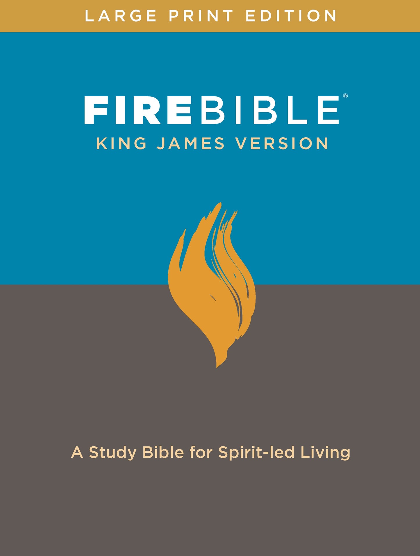 KJV Fire Bible, Large Print, Bonded Leather