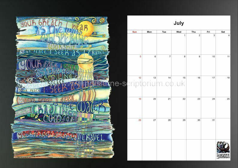 Lindisfarne Scriptorium 2021 Art Calendar