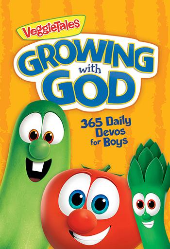 VeggieTales - Growing with God: 365 Daily Devos for Boys