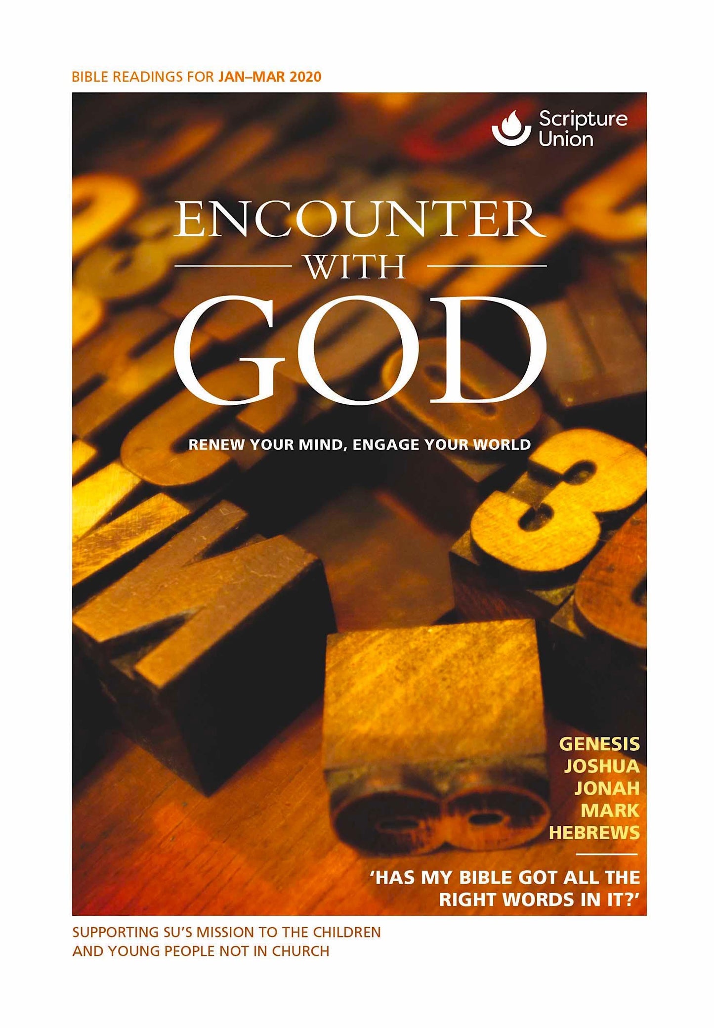 Encounter with God January-March 2020