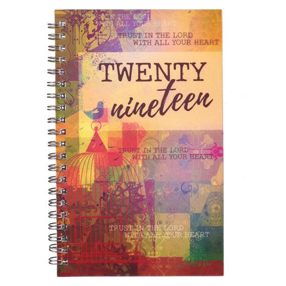 2019 Daily Planner: Trust In The Lord