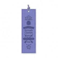Lux Leather Bookmark: I Can Do All Things