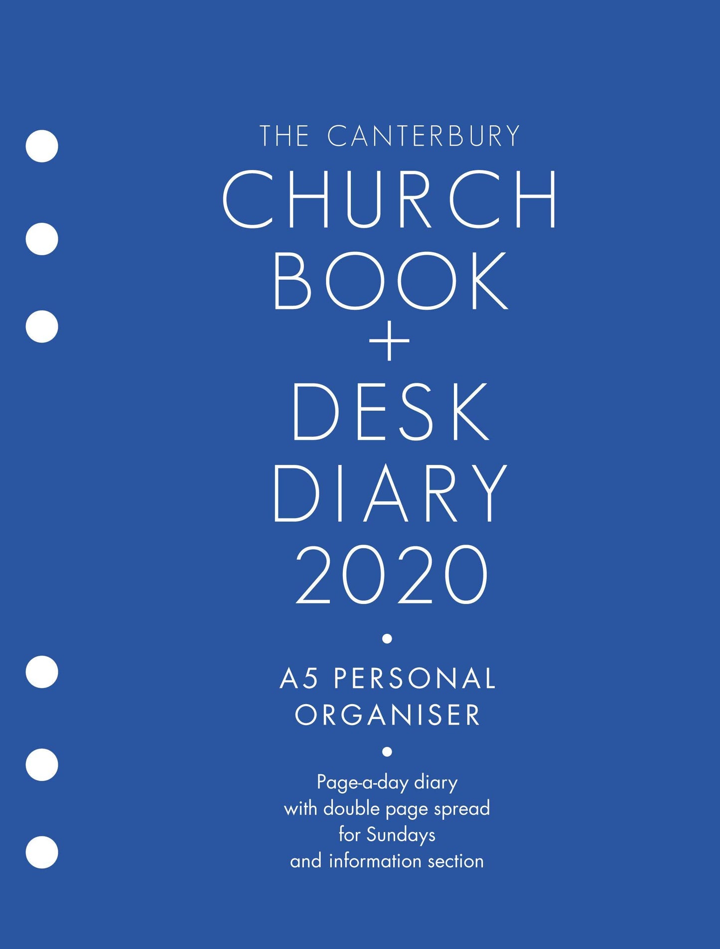 Canterbury Church Book & Desk Diary 2020, A5 PO Edition