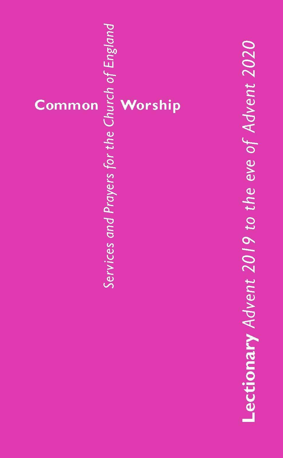 Common Worship Lectionary Advent 2019-Advent 2020