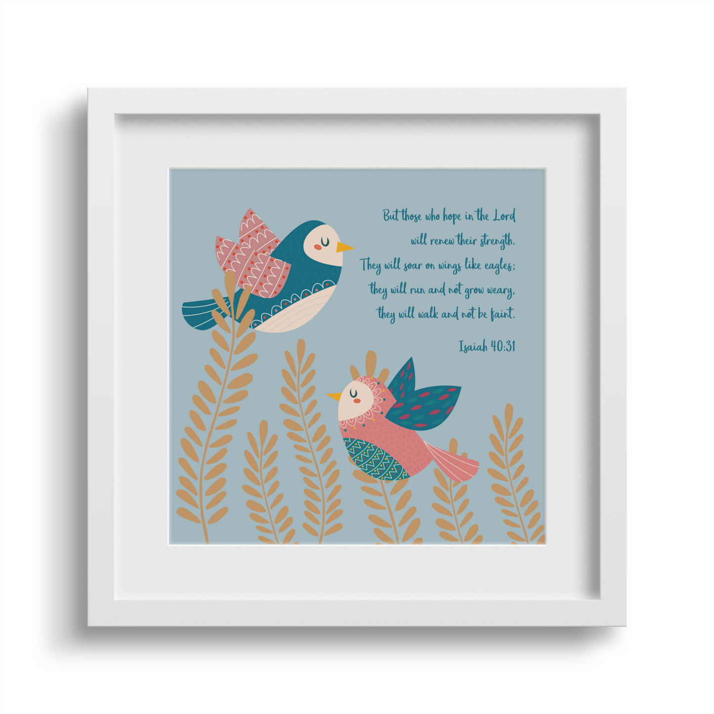 But Those Who Hope - 6x6 Framed Print