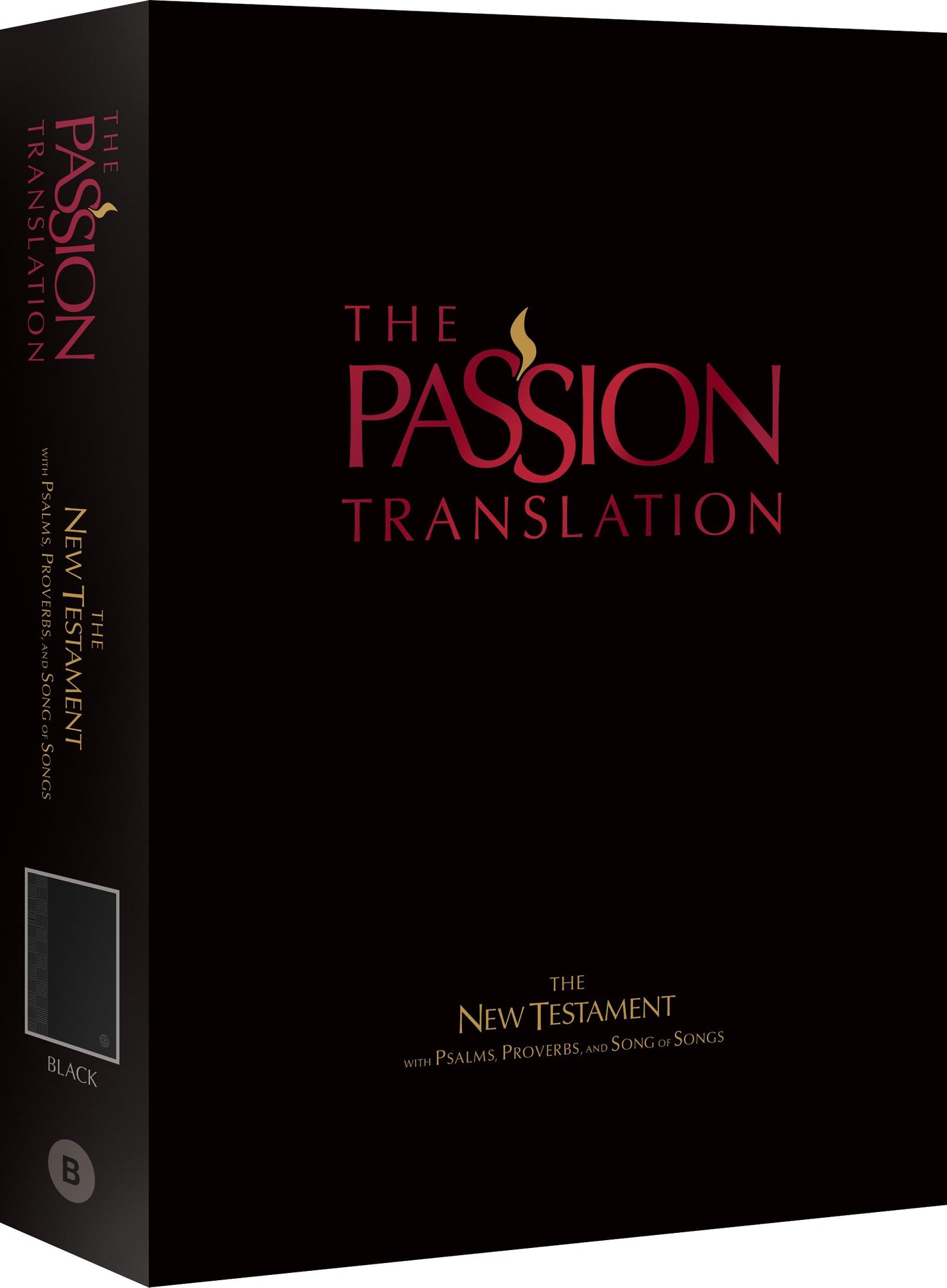 The Passion Translation - New Testament with Psalms, Proverbs & Song of Songs - Black Imitation Leather (1st Edition)