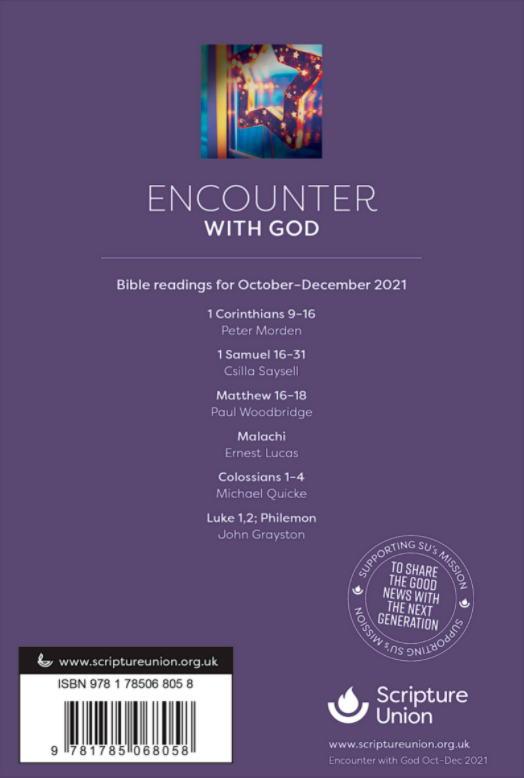 Encounter with God October-December 2021