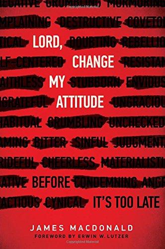 Lord, Change My Attitude Paperback