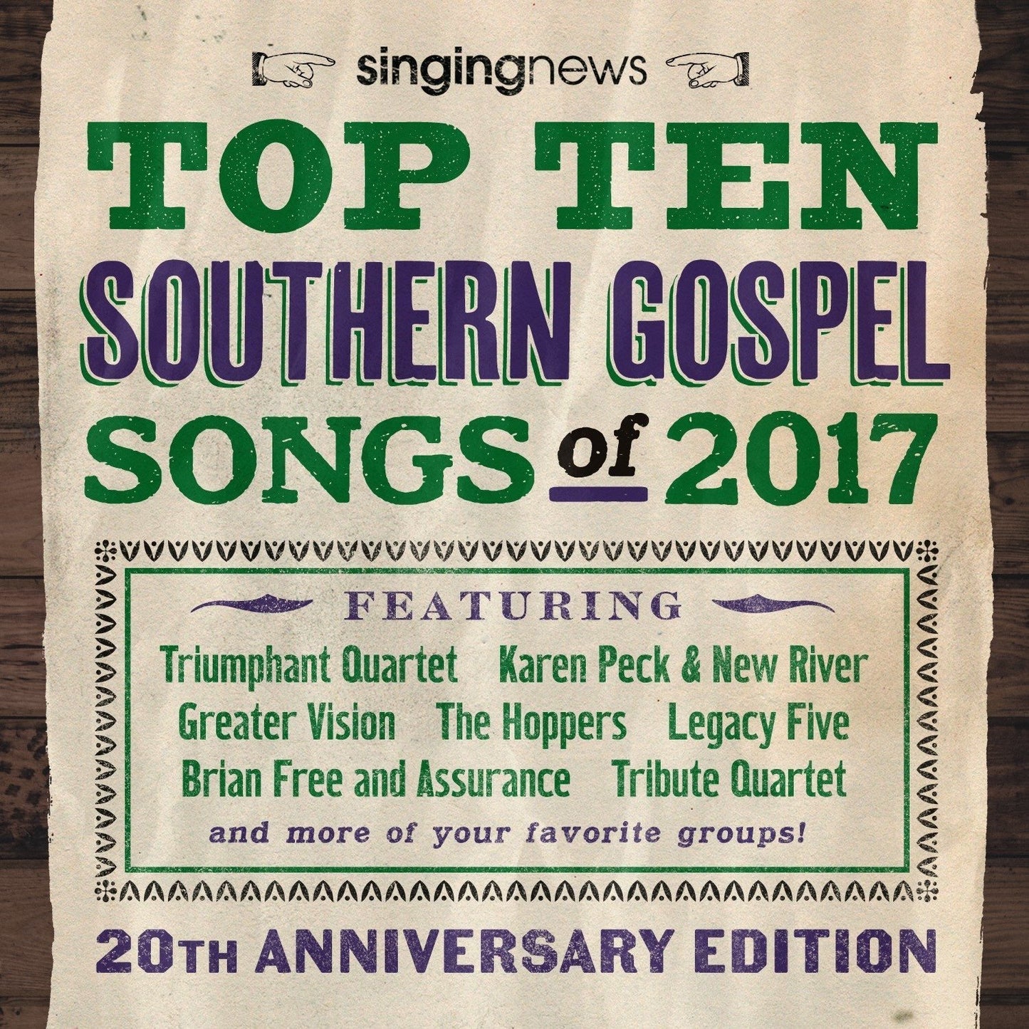 Singing News Top Ten Southern Gospel Songs 2017