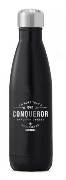 Sports Bottle: I'm More That a Conqueror Through Christ