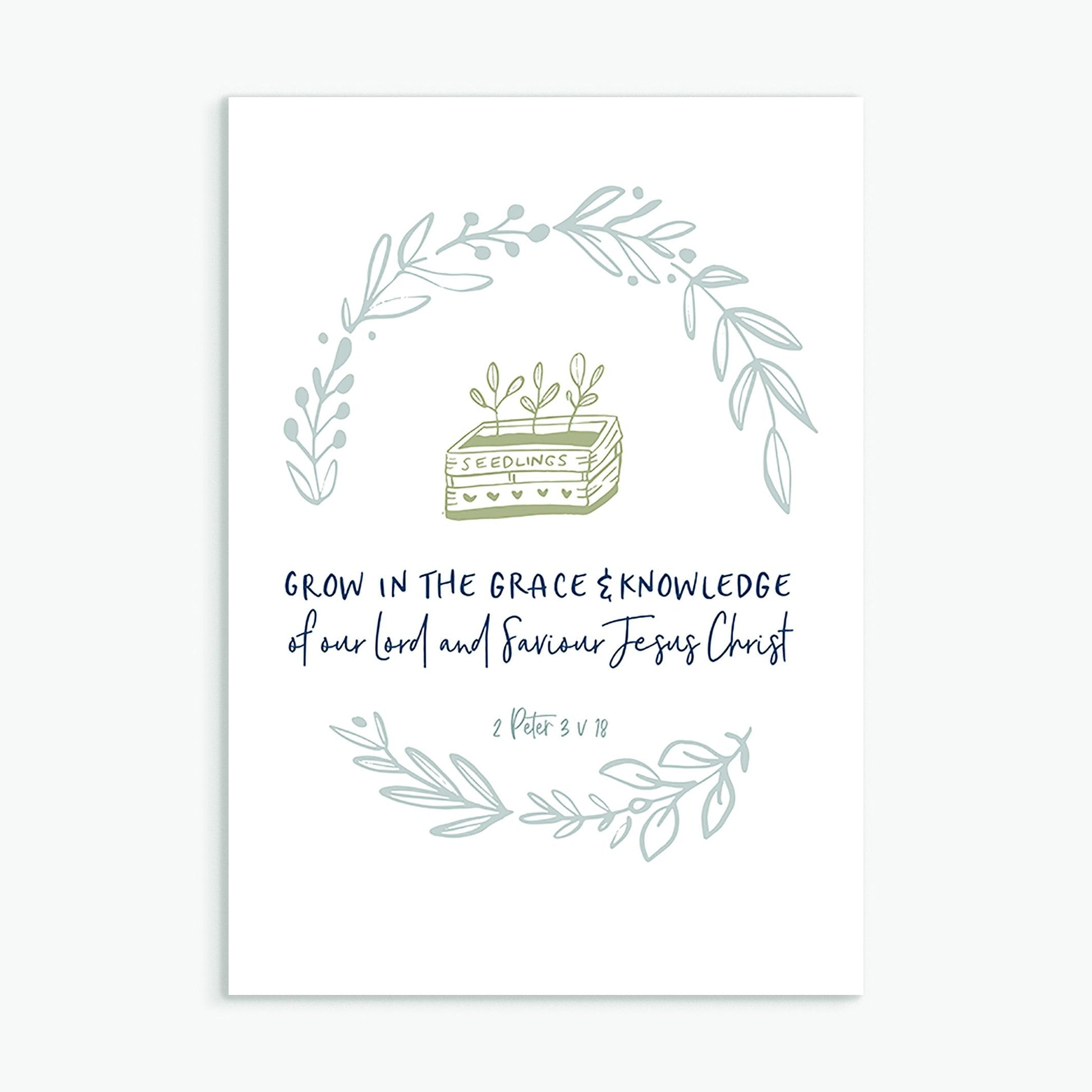 Grow Greeting Card - Re-vived