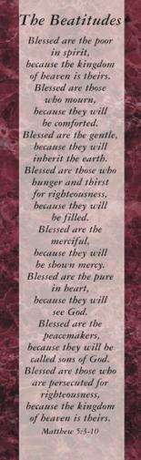 Beatitudes Bookmark (Pack of 25) - Re-vived