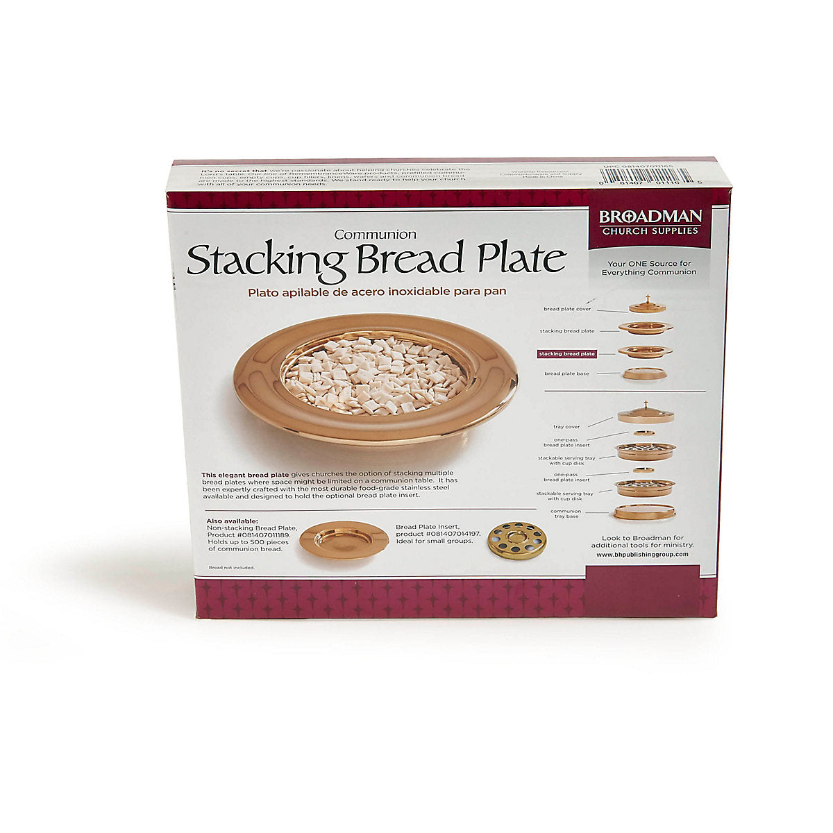 Brass Stacking Bread Plate - Re-vived