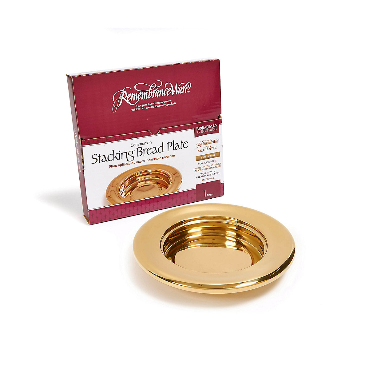 Brass Stacking Bread Plate - Re-vived