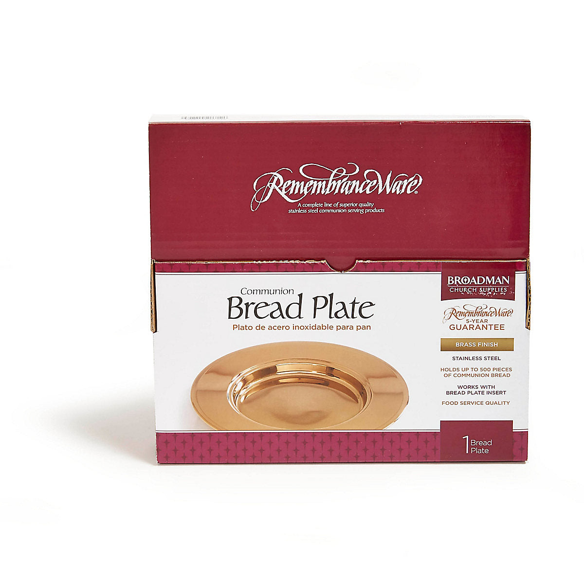 Brass Bread Plate - Re-vived