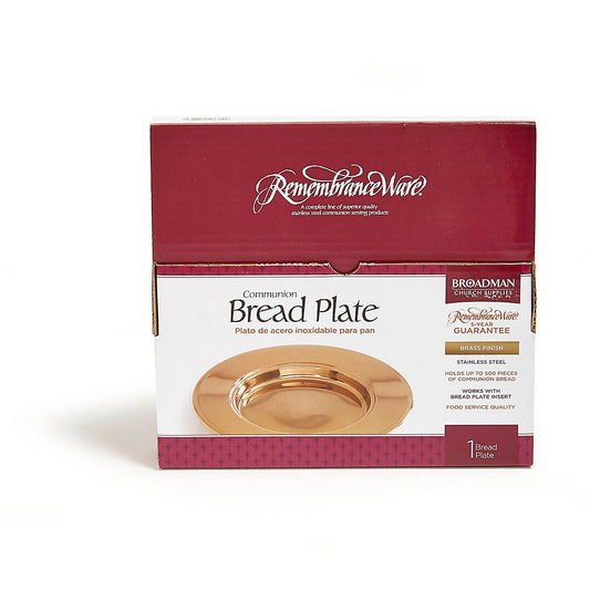 Brass Bread Plate - Re-vived