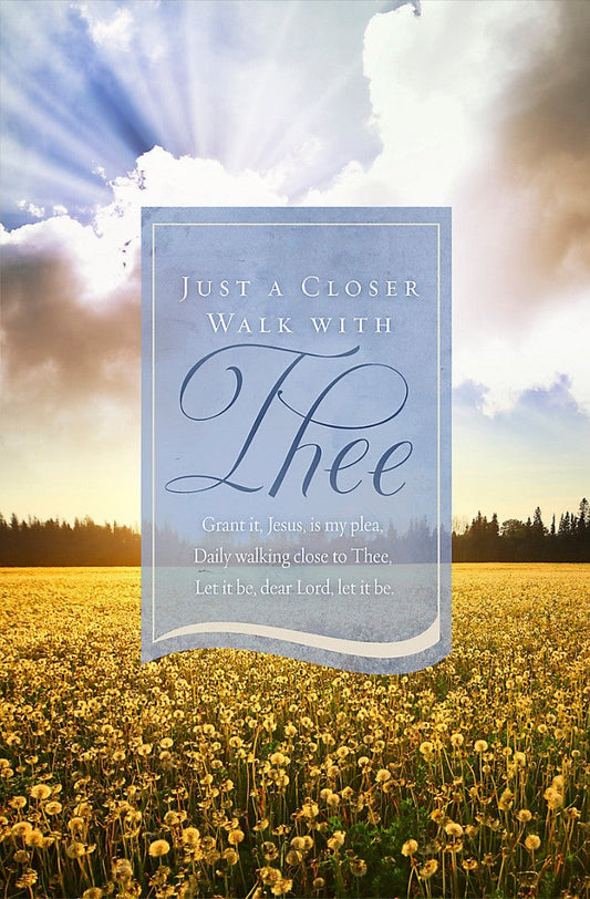 Just A Closer Walk Bulletin (Pack of 100) - Re-vived