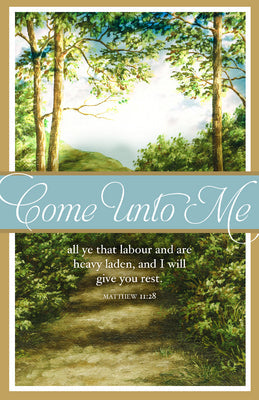 Come Unto Me Bulletin (Pack of 100) - Re-vived