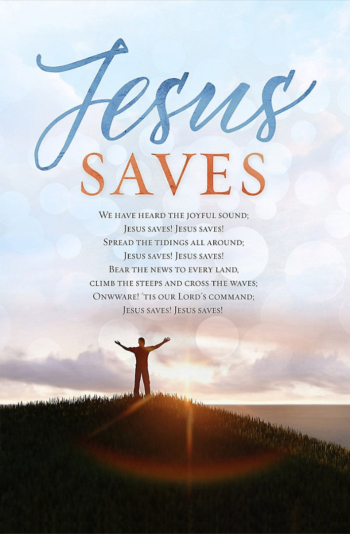 Jesus Saves Bulletin (Pack of 100) - Re-vived