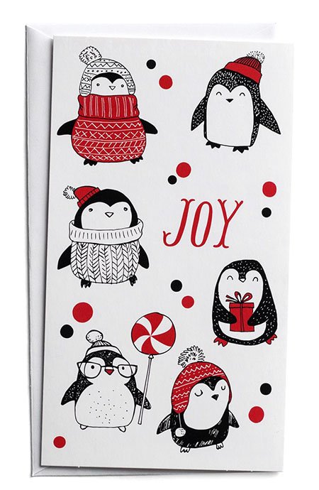 Joy Penguins Boxed Cards (Box of 16) - Re-vived