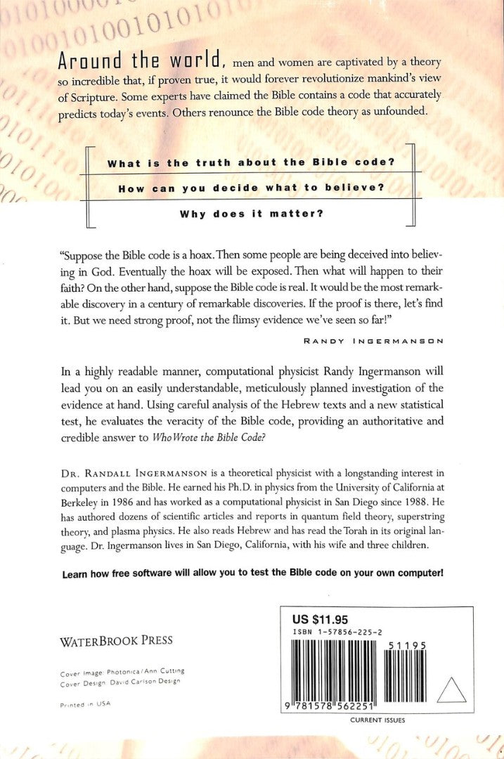 Who Wrote The Bible Code - Re-vived