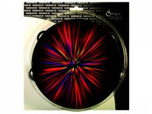 Starburst Tambourine Red 8" - Re-vived