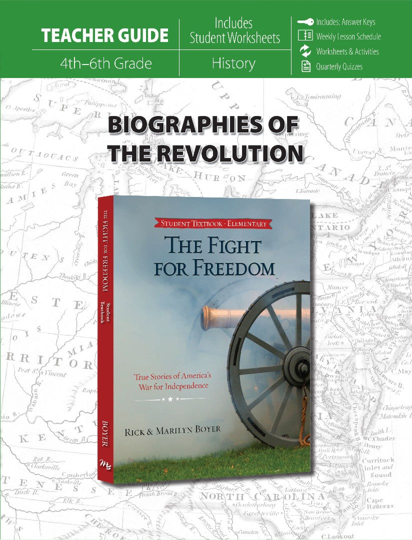 Biographies Of The Revolution (Teacher Guide) - Re-vived
