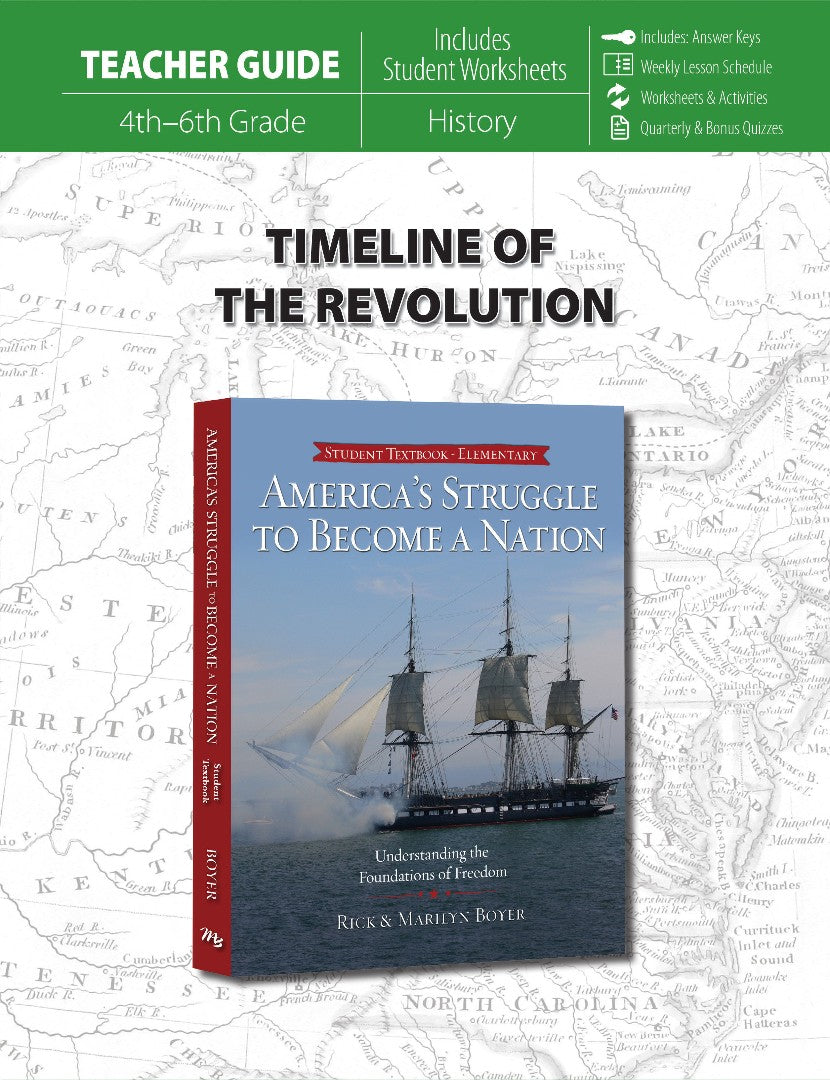 Timeline Of The Revolution (Teacher Guide) - Re-vived