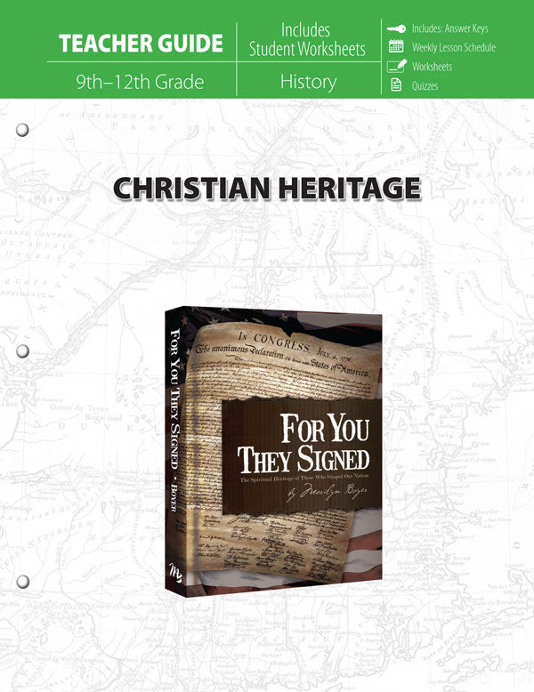 Christian Heritage Teacher Guide - Re-vived