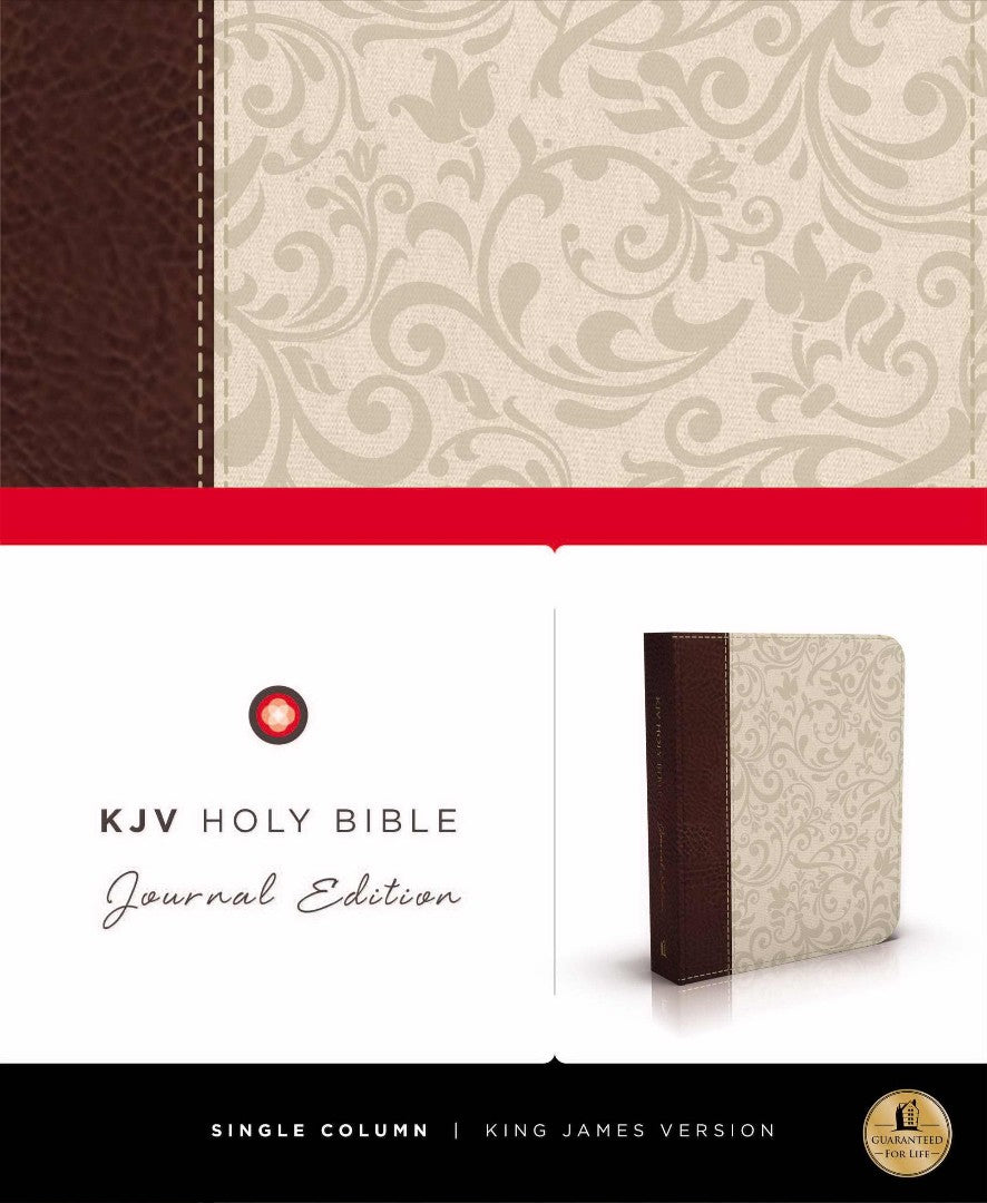 KJV Journal Edition, Imitation Leather, Brown/Cream - Re-vived