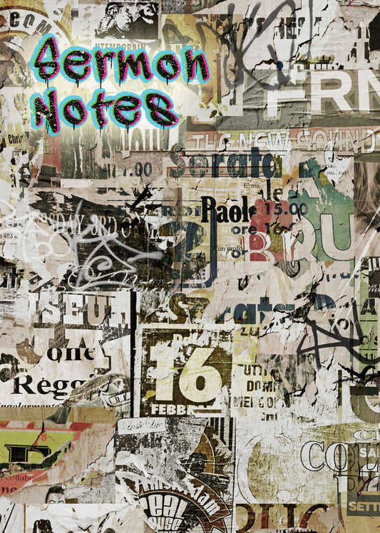 Sermon Notes: Graffiti Cover - Re-vived