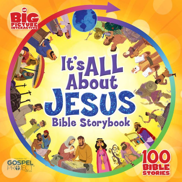 It's All About Jesus Bible Storybook (padded) - Re-vived