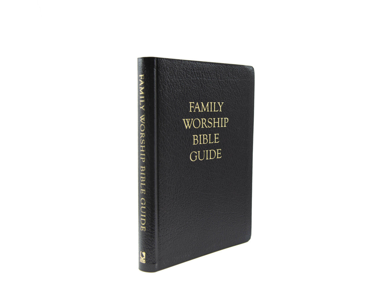Family Worship Bible Guide Leather Gift Edition - Re-vived