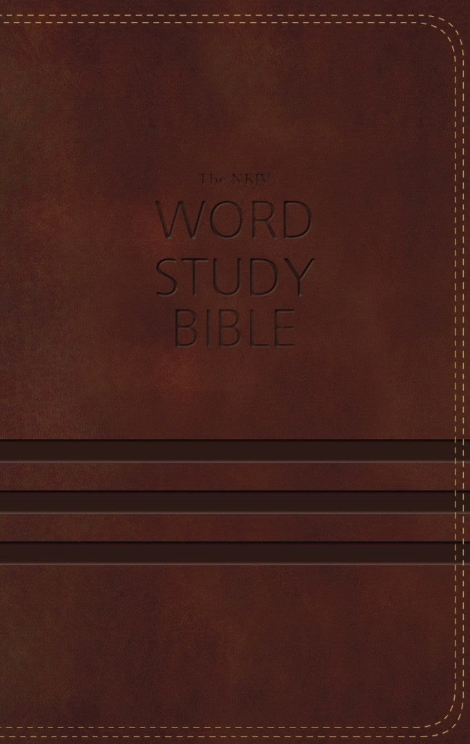 NKJV Word Study Bible IL Indexed Brown - Re-vived