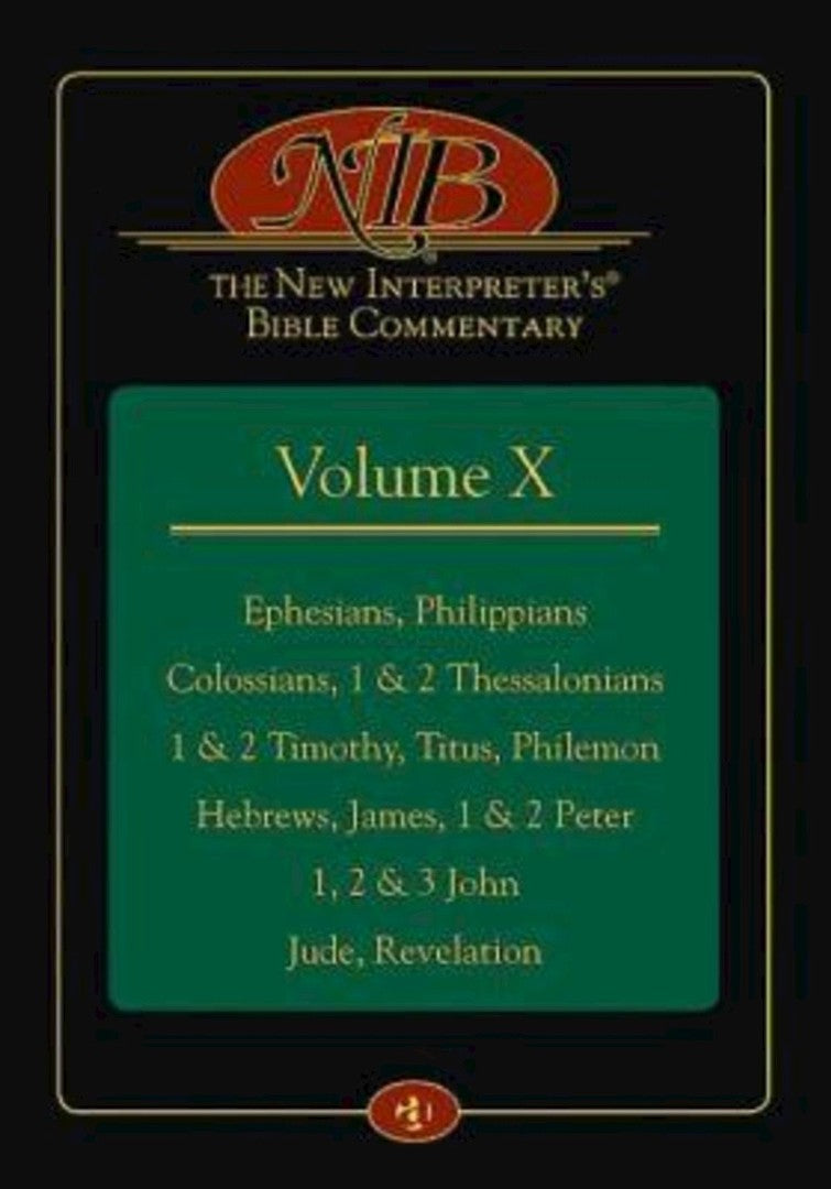 The New Interpreter's Bible Commentary Volume X - Re-vived