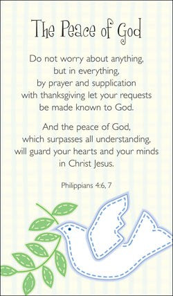 Peace of God Prayer Card - Re-vived