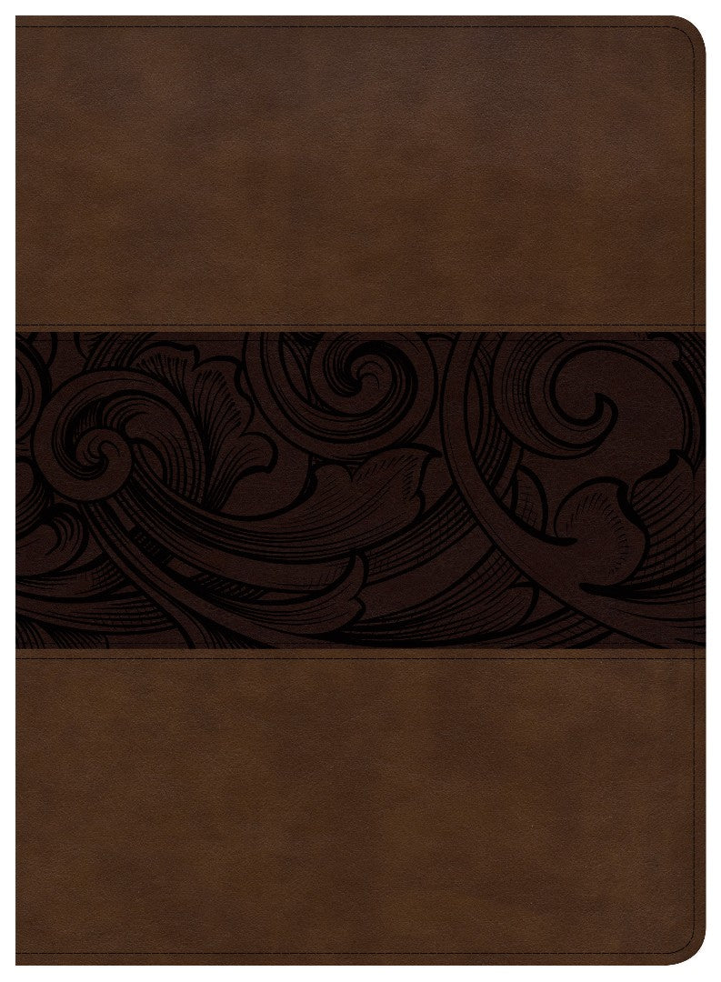 CSB Study Bible, Mahogany Leathertouch, Indexed - Re-vived