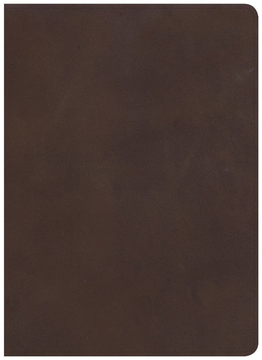 CSB Study Bible, Brown Genuine Leather - Re-vived