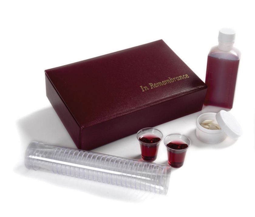 Portable Communion Set - Maroon - Re-vived