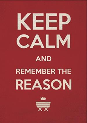 Keep Calm and Remember the reason (Pack of 6 ) - Re-vived