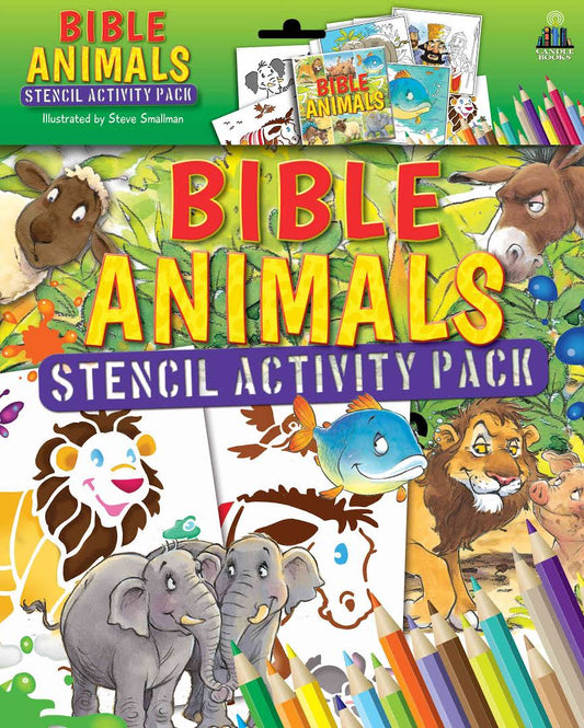 Bible Animals Stencil Activity Book - Re-vived