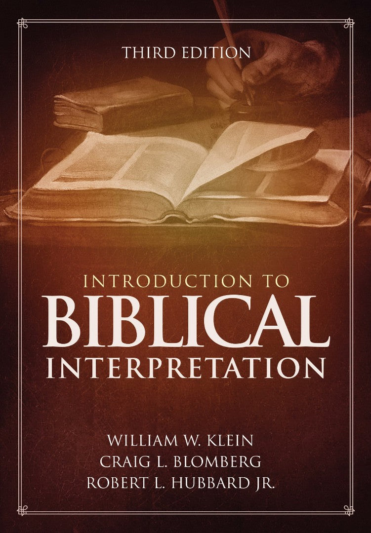 Introduction To Biblical Interpretation - Re-vived