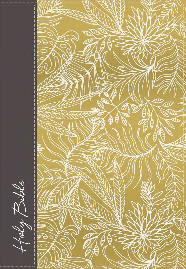 NKJV: Ultraslim Reference Bible, HB, Yellow/White - Re-vived