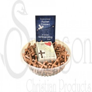 Pocket Wooden Cross - Pack of 144 - Re-vived