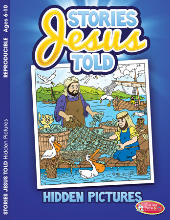 Stories Jesus Told Hidden Pictures Activity Book - Re-vived