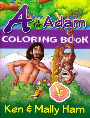 A is for Adam Colouring Book - Re-vived