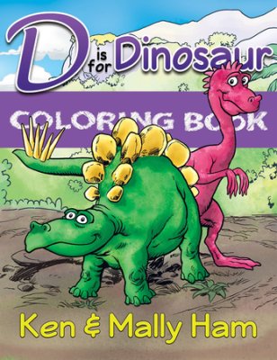 D is for Dinosaur Colouring Book - Re-vived