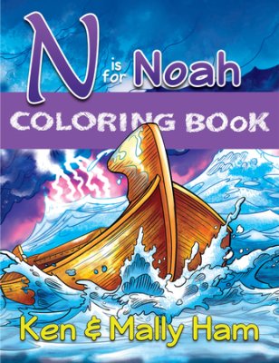 N is for Noah Colouring Book - Re-vived